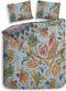 Heckettlane Hailey Dekbedovertrek - Tweepersoons - Bamboe - 200x200-220cm - Multi
