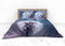 Heckettlane Hannia Dekbedovertrek - Eenpersoons - Katoensatijn - 140x200-220cm - Blauw