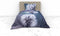 Heckettlane Hannia Dekbedovertrek - Eenpersoons - Katoensatijn - 140x200-220cm - Blauw