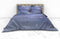 Heckettlane Hannia Dekbedovertrek - Eenpersoons - Katoensatijn - 140x200-220cm - Blauw