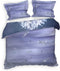 Heckettlane Hannia Dekbedovertrek - Lits-jumeaux - Katoensatijn - 260x200-220cm - Blauw