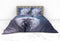 Heckettlane Hannia Dekbedovertrek - Lits-jumeaux - Katoensatijn - 240x200-220cm - Blauw