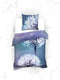 Heckettlane Hannia Dekbedovertrek - Lits-jumeaux - Katoensatijn - 240x200-220cm - Blauw