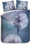 Heckettlane Hannia Dekbedovertrek - Lits-jumeaux - Katoensatijn - 260x200-220cm - Blauw