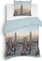 Heckettlane Hayden Dekbedovertrek - Eenpersoons - Flanel - 140x200-220cm - Blauw