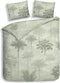 Heckettlane Heron Dekbedovertrek - Lits-jumeaux - Katoen - 260x200-220cm - Groen