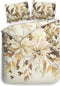 Heckettlane Horatia Dekbedovertrek - Lits-jumeaux - Katoensatijn - 260x200-220cm - Off-White