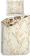 Heckettlane Horatia Dekbedovertrek - Lits-jumeaux - Katoensatijn - 260x200-220cm - Off-White