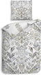 Heckettlane Ibernia Dekbedovertrek - Eenpersoons - Bamboe - 140x200-220cm - Wit