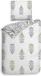 Heckettlane Ibernia Dekbedovertrek - Eenpersoons - Bamboe - 140x200-220cm - Wit