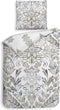 Heckettlane Ibernia Dekbedovertrek - Lits-jumeaux - Bamboe - 240x200-220cm - Wit