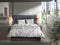 Heckettlane Ibernia Dekbedovertrek - Lits-jumeaux - Bamboe - 260x200-220cm - Wit