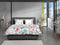 Heckettlane Ida Dekbedovertrek - 100% Katoen-Satijn - 240x220 - Wit
