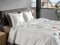 Heckettlane Ida Dekbedovertrek - 100% Katoen-Satijn - 240x220 - Wit
