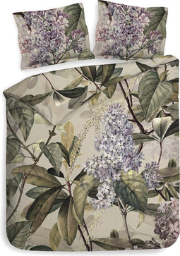Heckettlane Jazmin Dekbedovertrek - Lits-jumeaux - Katoensatijn - 260x200-220cm - Groen