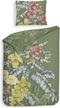 Heckettlane Jean Dekbedovertrek - 100% Katoen-Satijn - 140x220 - Groen