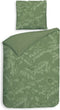 Heckettlane Jean Dekbedovertrek - 100% Katoen-Satijn - 140x220 - Groen