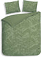 Heckettlane Jean Dekbedovertrek - 100% Katoen-Satijn - 140x220 - Groen