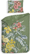 Heckettlane Jean Dekbedovertrek - 100% Katoen-Satijn - 200x220-NL-BE - Groen