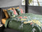 Heckettlane Jean Dekbedovertrek - 100% Katoen-Satijn - 200x220-NL-BE - Groen
