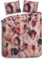 Heckettlane Jolijn Dekbedovertrek - Lits-jumeaux - Katoen - 260x200-220cm - Rood