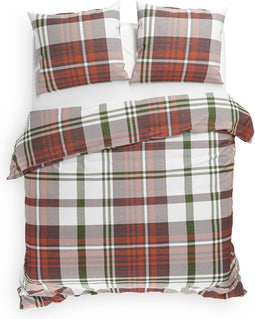 Heckettlane Kabil Dekbedovertrek - Tweepersoons - Flanel - 200x200-220cm - Multi