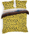 Heckettlane Kiko Dekbedovertrek - Eenpersoons - Katoensatijn - 140x200-220cm - Geel