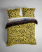 Heckettlane Kiko Dekbedovertrek - Eenpersoons - Katoensatijn - 140x200-220cm - Geel