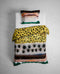 Heckettlane Kiko Dekbedovertrek - Lits-jumeaux - Katoensatijn - 240x200-220cm - Geel