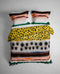 Heckettlane Kiko Dekbedovertrek - Lits-jumeaux - Katoensatijn - 240x200-220cm - Geel