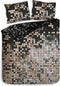 Heckettlane Konna Dekbedovertrek - Lits-jumeaux - Katoensatijn - 260x200-220cm - Zwart
