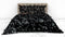 Heckettlane Konna Dekbedovertrek - Lits-jumeaux - Katoensatijn - 260x200-220cm - Zwart