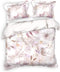 Heckettlane Kos Dekbedovertrek - Lits-jumeaux - Katoensatijn - 240x200-220cm - Natural