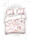 Heckettlane Kos Dekbedovertrek - Lits-jumeaux - Katoensatijn - 240x200-220cm - Natural