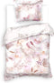 Heckettlane Kos Dekbedovertrek - Lits-jumeaux - Katoensatijn - 260x200-220cm - Natural