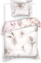 Heckettlane Kos Dekbedovertrek - Lits-jumeaux - Katoensatijn - 260x200-220cm - Natural