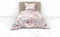 Heckettlane Kos Dekbedovertrek - Lits-jumeaux - Katoensatijn - 240x200-220cm - Natural