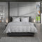Heckettlane Lacey Dekbedovertrek - Eenpersoons - Katoen - 140x200-220cm - Grijs