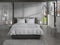 Heckettlane Lacey Dekbedovertrek - Eenpersoons - Katoen - 140x200-220cm - Grijs