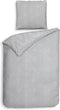 Heckettlane Lacey Dekbedovertrek - Eenpersoons - Katoen - 140x200-220cm - Grijs