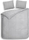 Heckettlane Lacey Dekbedovertrek - Lits-jumeaux - Katoen - 240x200-220cm - Grijs