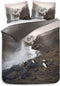 Heckettlane Laurien Dekbedovertrek - Lits-jumeaux - Katoen - 240x200-220cm - Grijs