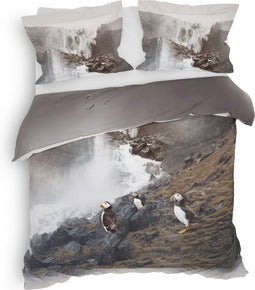 Heckettlane Laurien Dekbedovertrek - Tweepersoons - Katoen - 200x200-220cm - Grijs