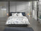 Heckettlane Leafy Dekbedovertrek - Lits-jumeaux - Katoen - 240x200-220cm - Wit