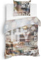 Heckettlane Lenny Dekbedovertrek - Eenpersoons - Katoensatijn - 140x200-220cm - Multi