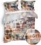 Heckettlane Lenny Dekbedovertrek - Eenpersoons - Katoensatijn - 140x200-220cm - Multi