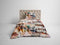 Heckettlane Lenny Dekbedovertrek - Eenpersoons - Katoensatijn - 140x200-220cm - Multi