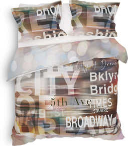 Heckettlane Lenny Dekbedovertrek - Lits-jumeaux - Katoensatijn - 240x200-220cm - Multi