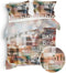 Heckettlane Lenny Dekbedovertrek - Lits-jumeaux - Katoensatijn - 240x200-220cm - Multi