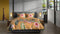 Heckettlane Lilie Dekbedovertrek - 100% Katoen-Satijn - 200x220-NL-BE - Geel